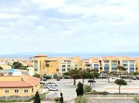 T3 Vue - Piscine - Parking Prive - 6argo506 Daire Le Barcarès