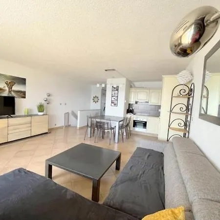 Apartament T3 Vue - Piscine - Parking Prive - 6argo506 Le Barcarès