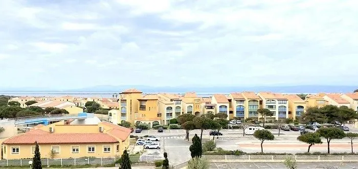 T3 Vue - Piscine - Parking Prive - 6argo506 Lejlighed Le Barcarès
